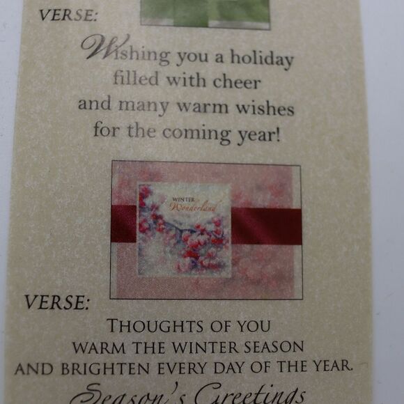 Artis Vintage  Christmas Cards 40 Premium Holiday Cards Blue Green Floral Foil - Picture 8 of 11